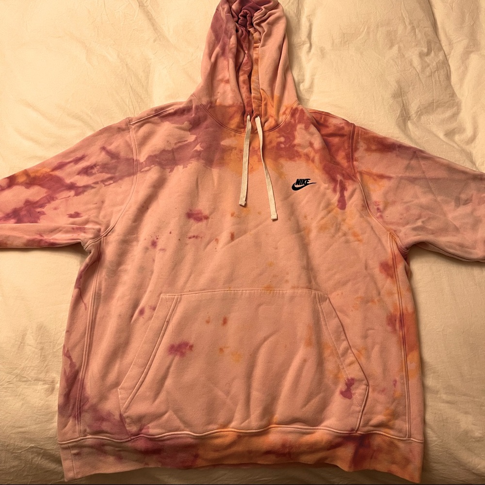 Mens Nike Tie Dye Hoodie